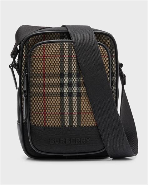 freddie bag burberry|Burberry Men's Freddie Mesh Check Crossbody Bag.